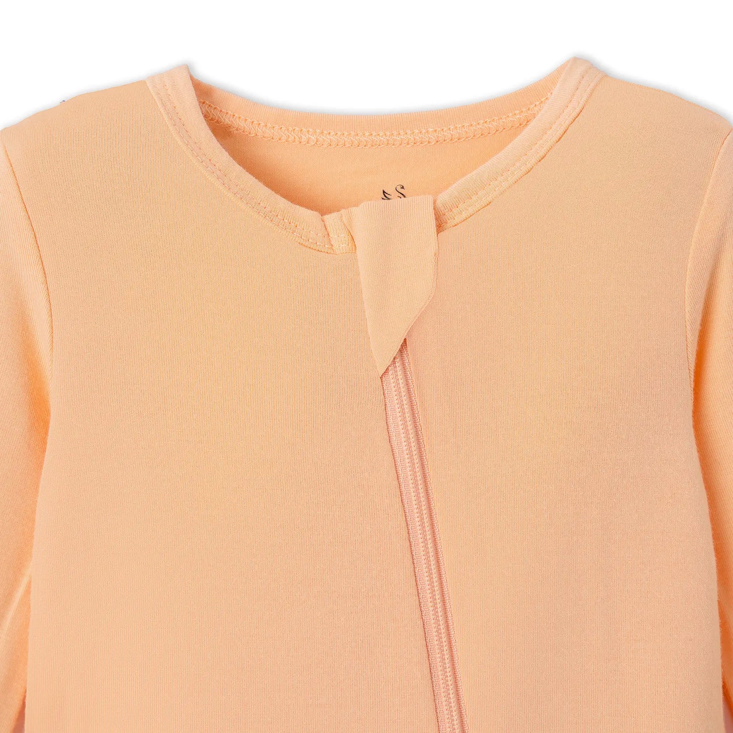 Peach Fuzz Convertible Footie Pajamas