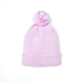 Knit Baby Pom Beanie in Lilac