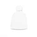 Knit Baby Pom Beanie in White