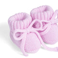 Knitted Booties in Lilac