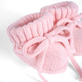 Knitted Booties in Pink