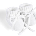 Knitted Booties in White