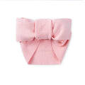 Knitted Oversized Topknot in Pink