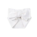 Knitted Oversized Topknot in White