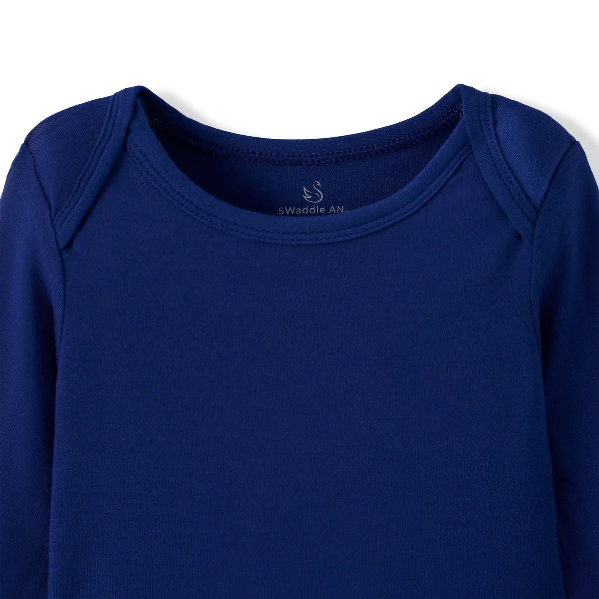 Long Sleeve Baby Bodysuit in Blue Depths