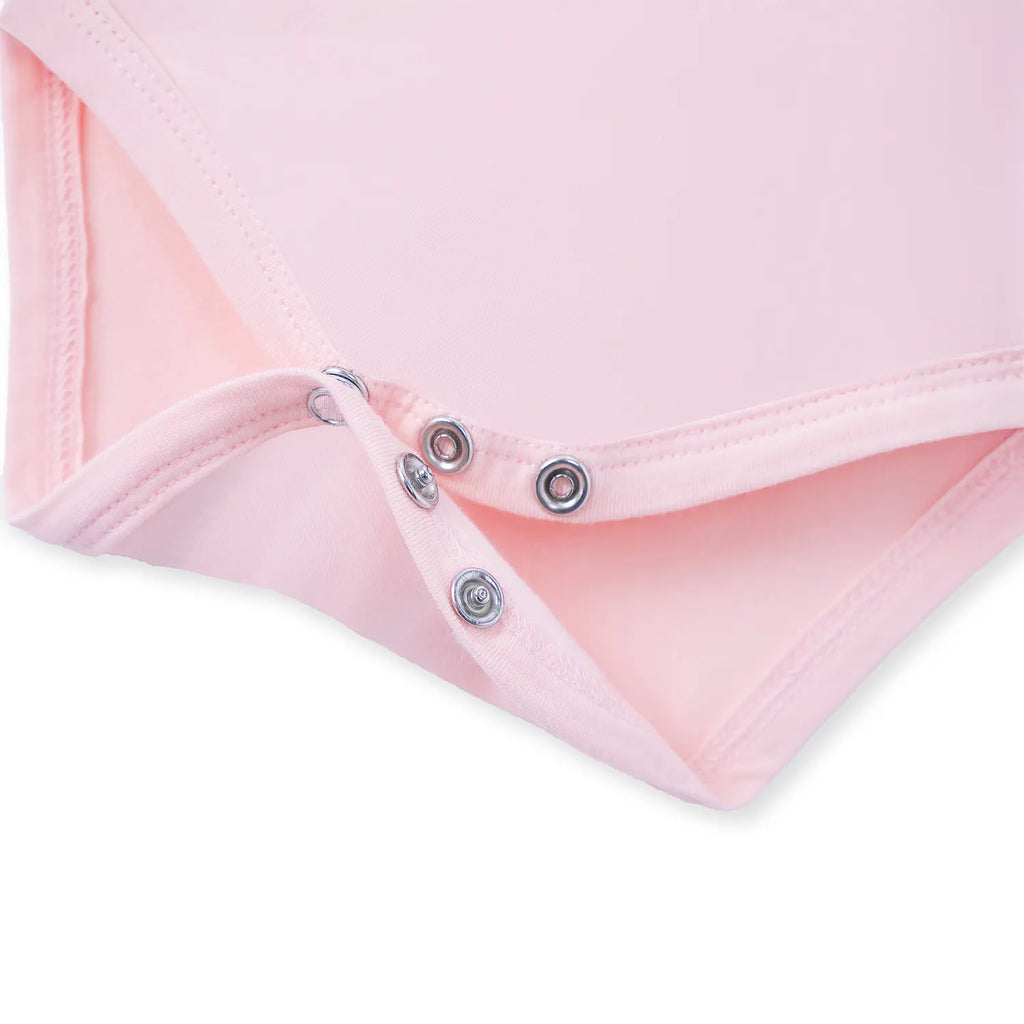 Long Sleeve Baby Bodysuit in Mary Rose