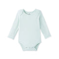 Long Sleeve Baby Bodysuit in Mint