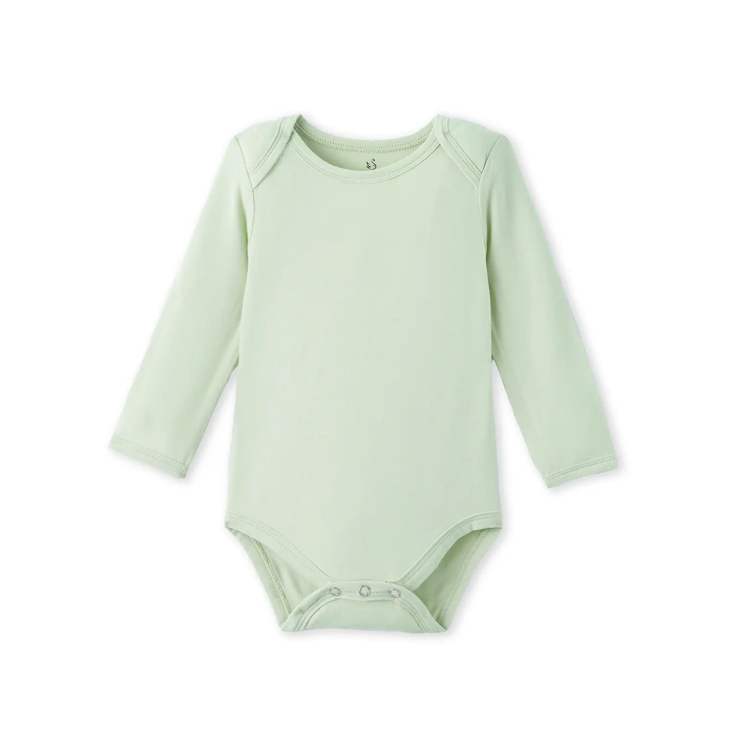 Long Sleeve Baby Bodysuit in Sage Green