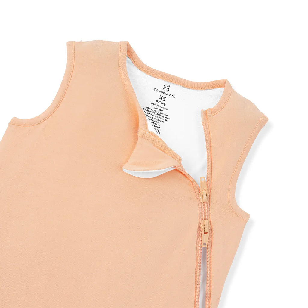 Bamboo Sleep Sack 0.5 TOG in Peach Fuzz