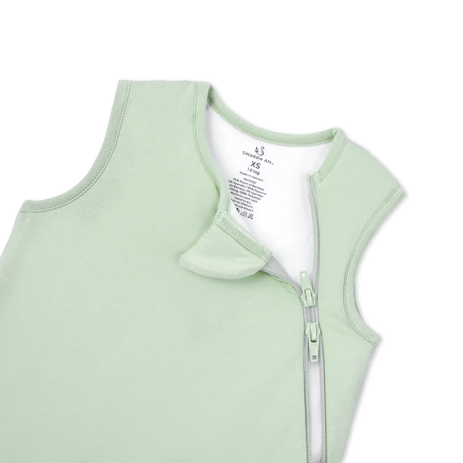 Bamboo Sleep Sack 1.0 TOG in Sage Green