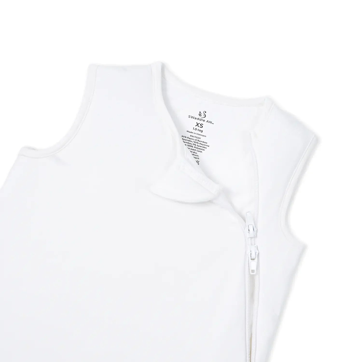Bamboo Sleep Sack 1.0 TOG in White
