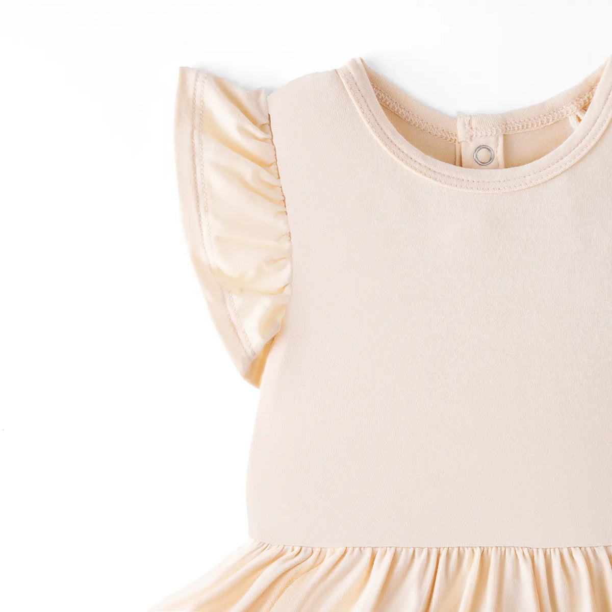 Twirl Bodysuit Dress in Sand