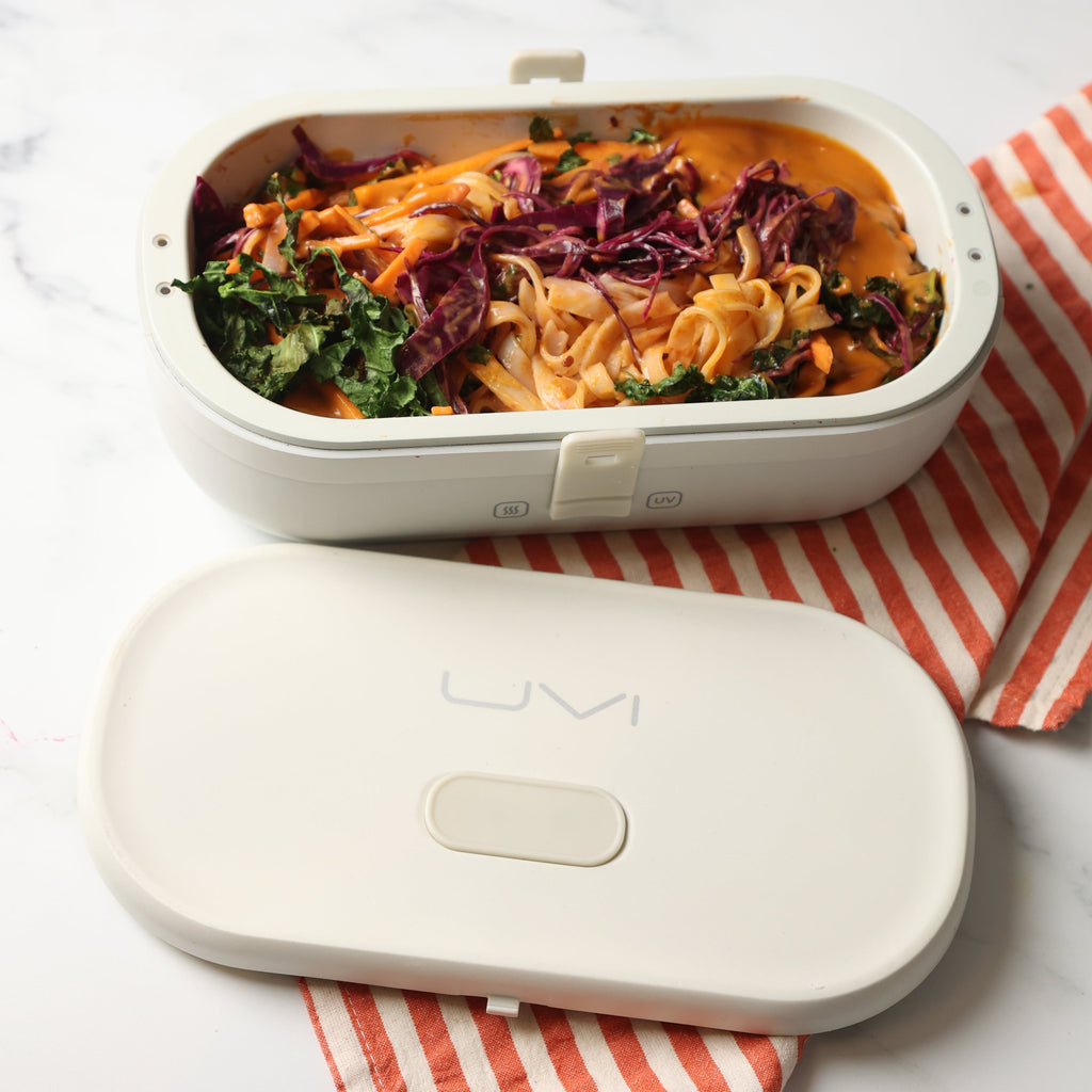 Self-Heating Lunch Box With USB-C Cord and UV LIGHT SANITIZER