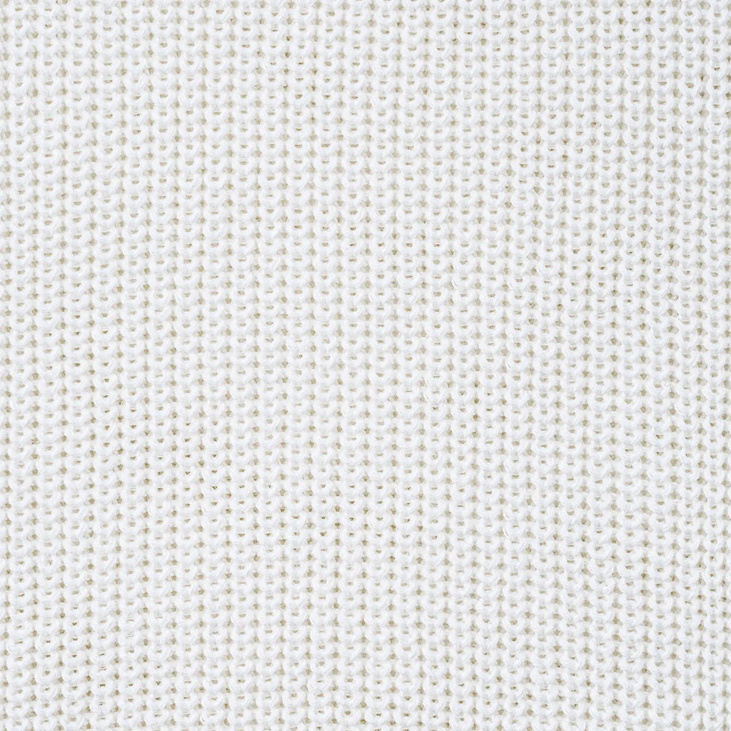Classic Knit Baby Sweater in Timeless White