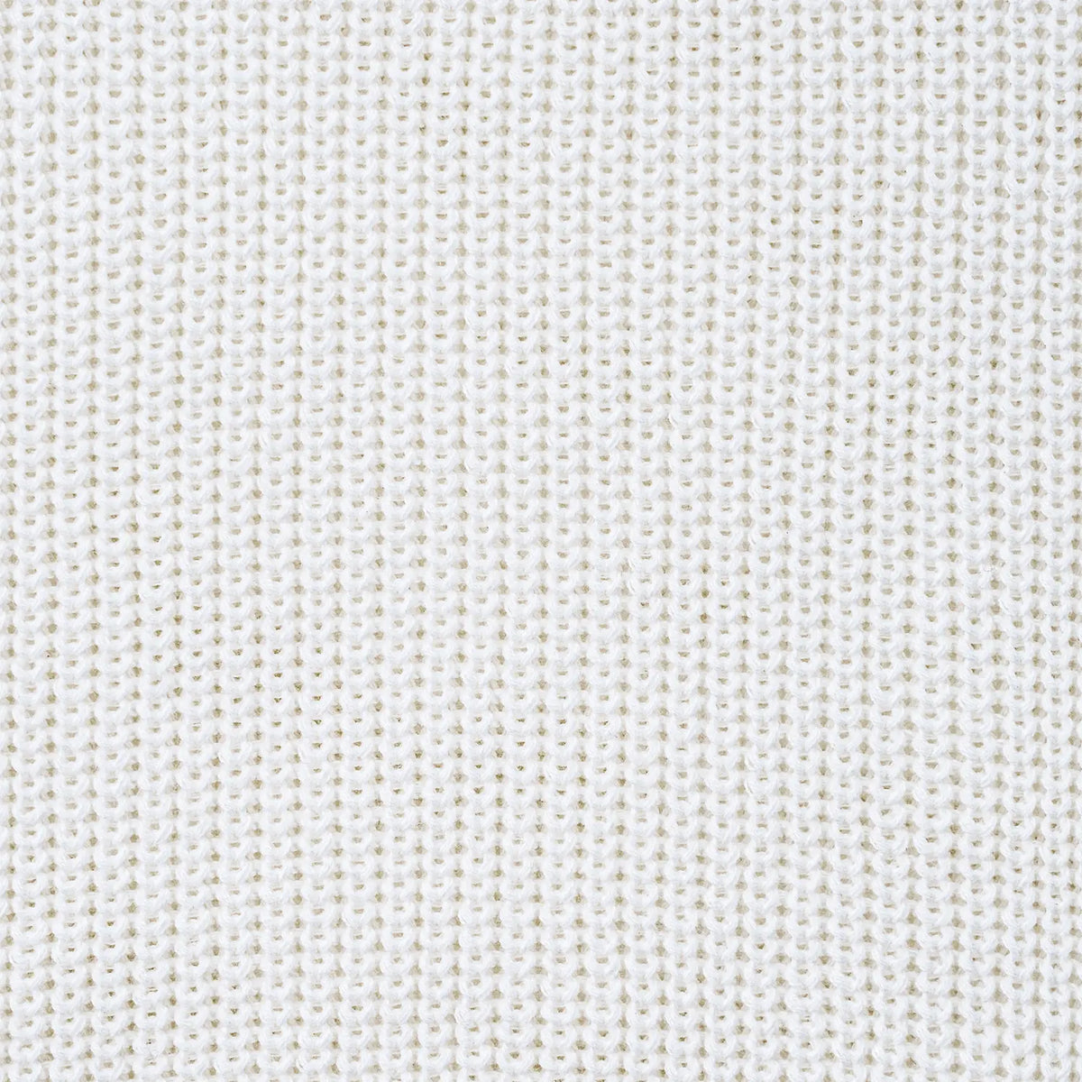 Classic Knit Baby Sweater in Timeless White