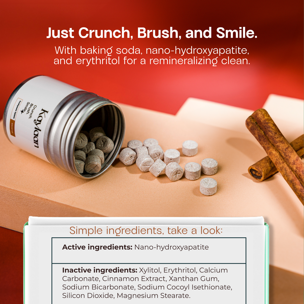 Non-Fluoride Cinnamon Toothpaste Tablets