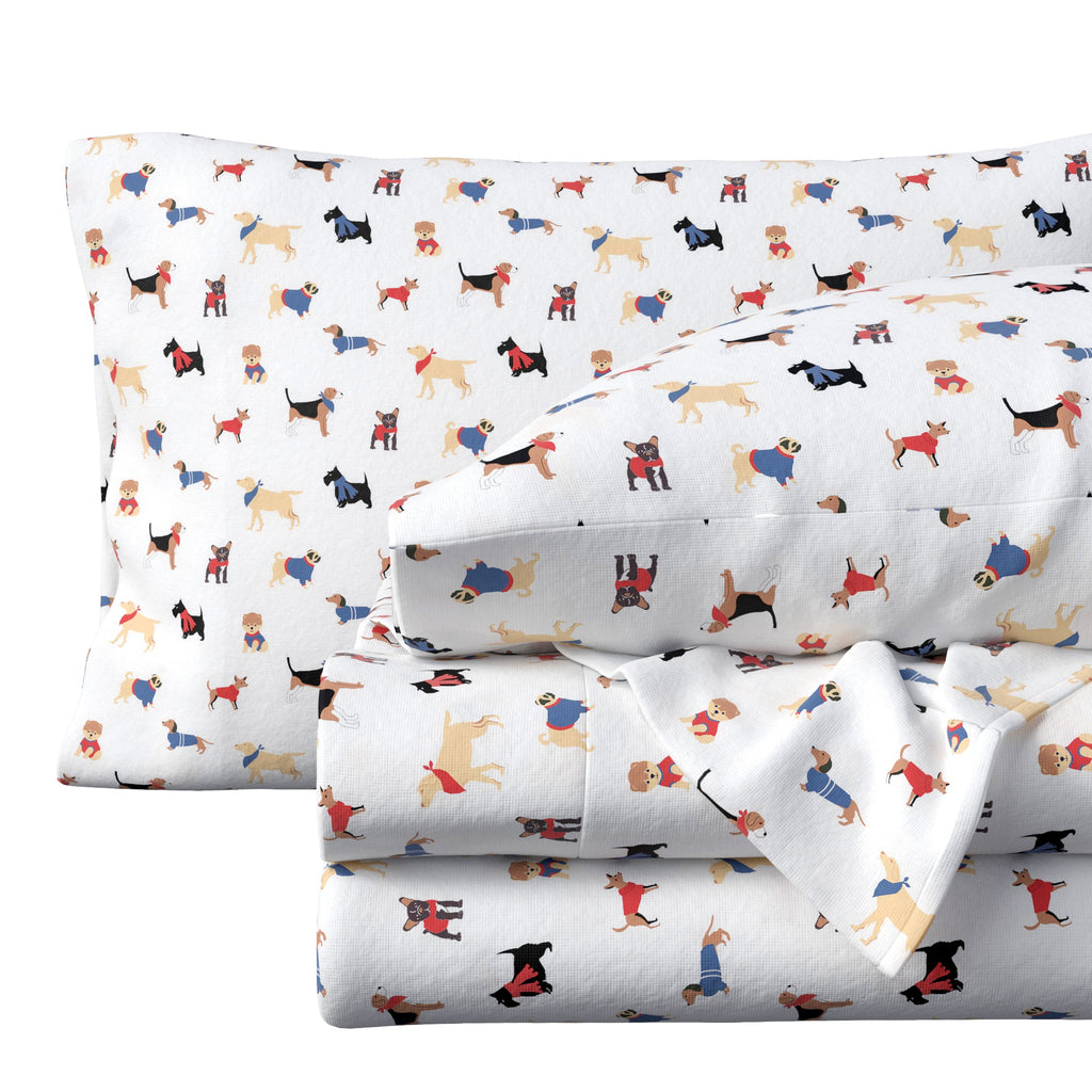 Turkish Cotton Christmas Flannel Sheet - Whittaker Collection