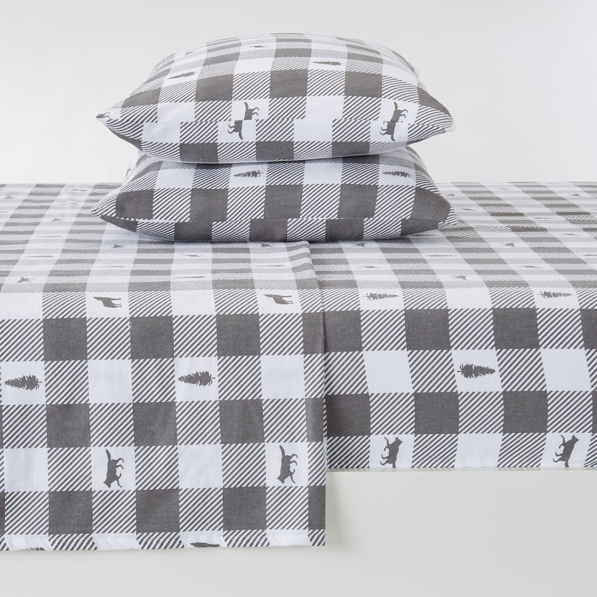 100% Turkish Cotton Flannel Sheet Sets - Boulder Collection