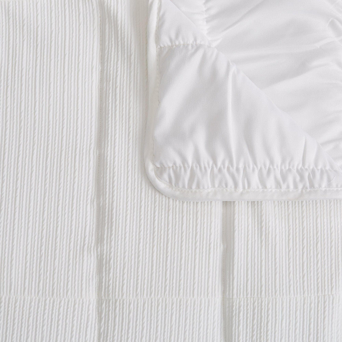 Textured Striped Quilt Set - Ellie Collection