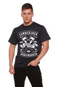 LumberJack Men's Bamboo Viscose/Organic Cotton Short Sleeve Graphic T-Shirt