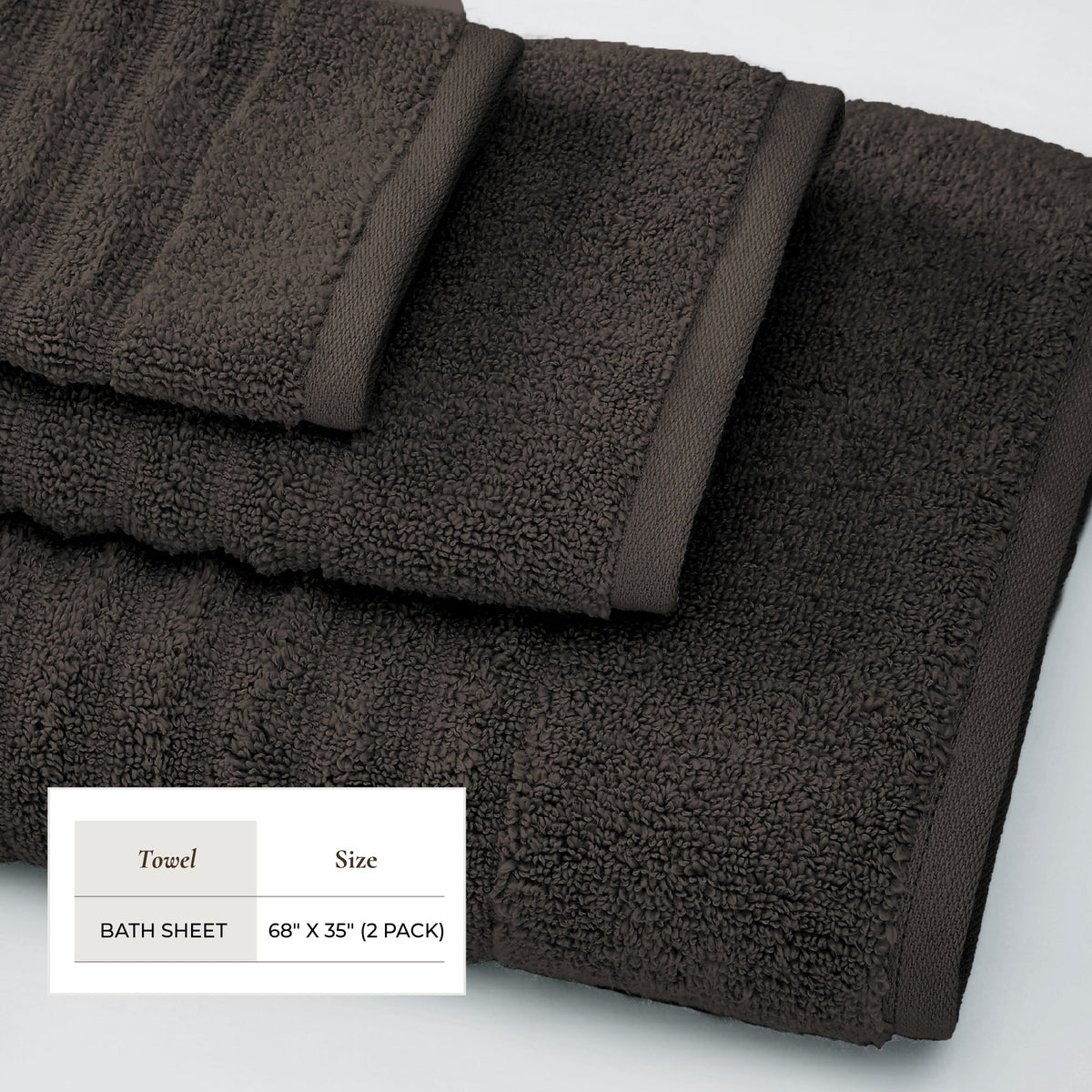 Luxury Combed Cotton Bath Towel Set - Karina Collection