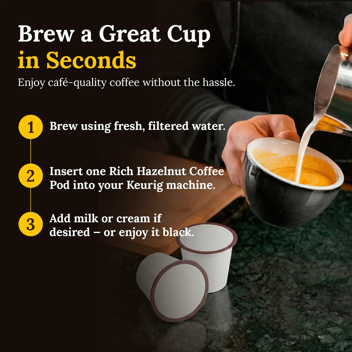 Rich Hazelnut Coffee Pods