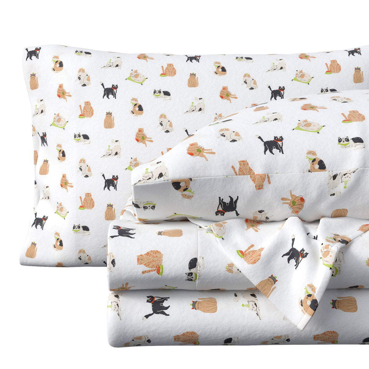 Turkish Cotton Christmas Flannel Sheet - Whittaker Collection