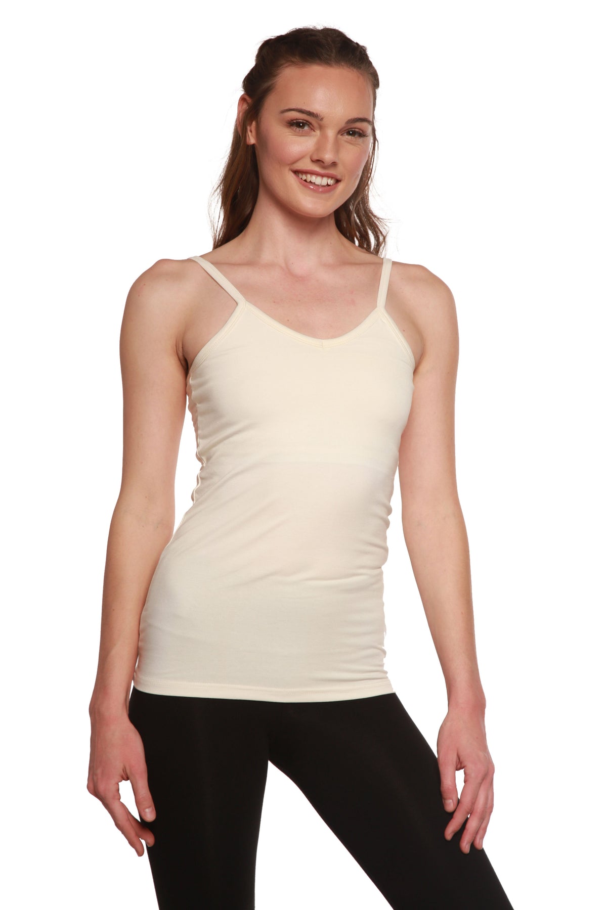 Clearance Women's Bamboo/Cotton Camisole with Shelf Bra