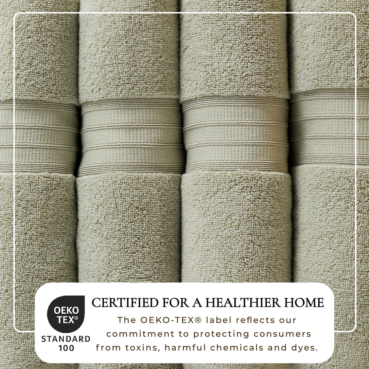 100% Cotton Premium Bath Towel Set - Chiara Collection